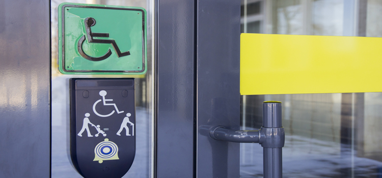 automatic handicap door opener in Earlimart